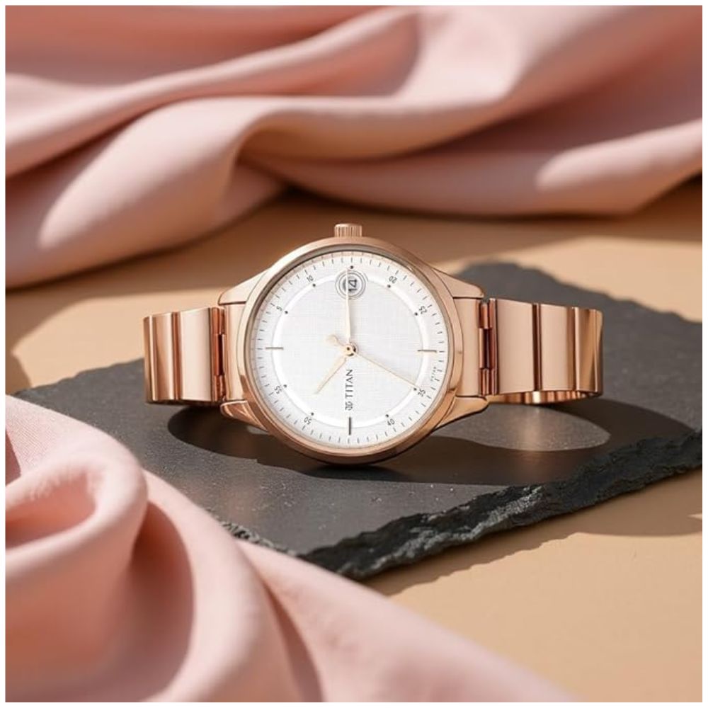 Titan White Women's Watch 2649WM01