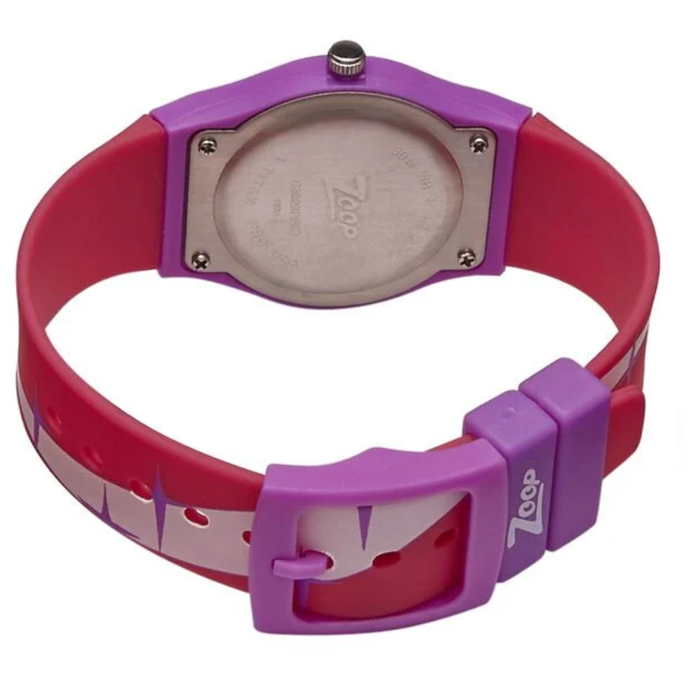 Zoop Analog Watch with  Multicoloured Strap for Girls Kids NSC3028PP08