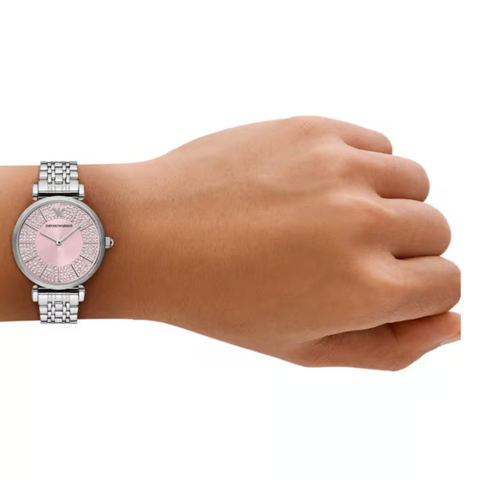 Emporio Armani Pink Dial Women's Analog Watch AR11686