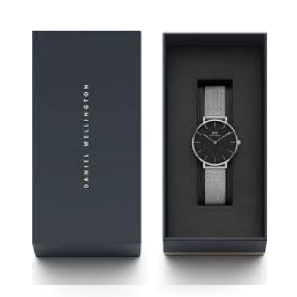 Daniel Wellington Petite Black Women’s Quartz Analog Stainless Steel Watch DW00100162K