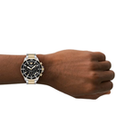 Emporio Armani World Explorer Men's Solar Black Dial Chronograph Watch AR11680