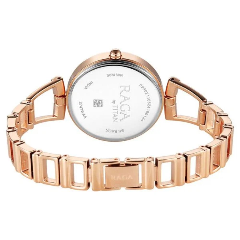 Titan Raga Ascend Rose Gold Women's Watch 2747WM01