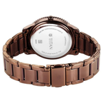 Titan Sports Fashion Rose Gold Women's Watch 2768QM01