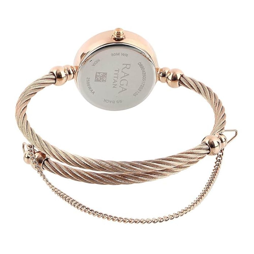 Titan Raga White Dial Women's Watch 2586WM01