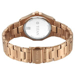 Titan Time Deluxe Brown Women's Watch 95376WM01