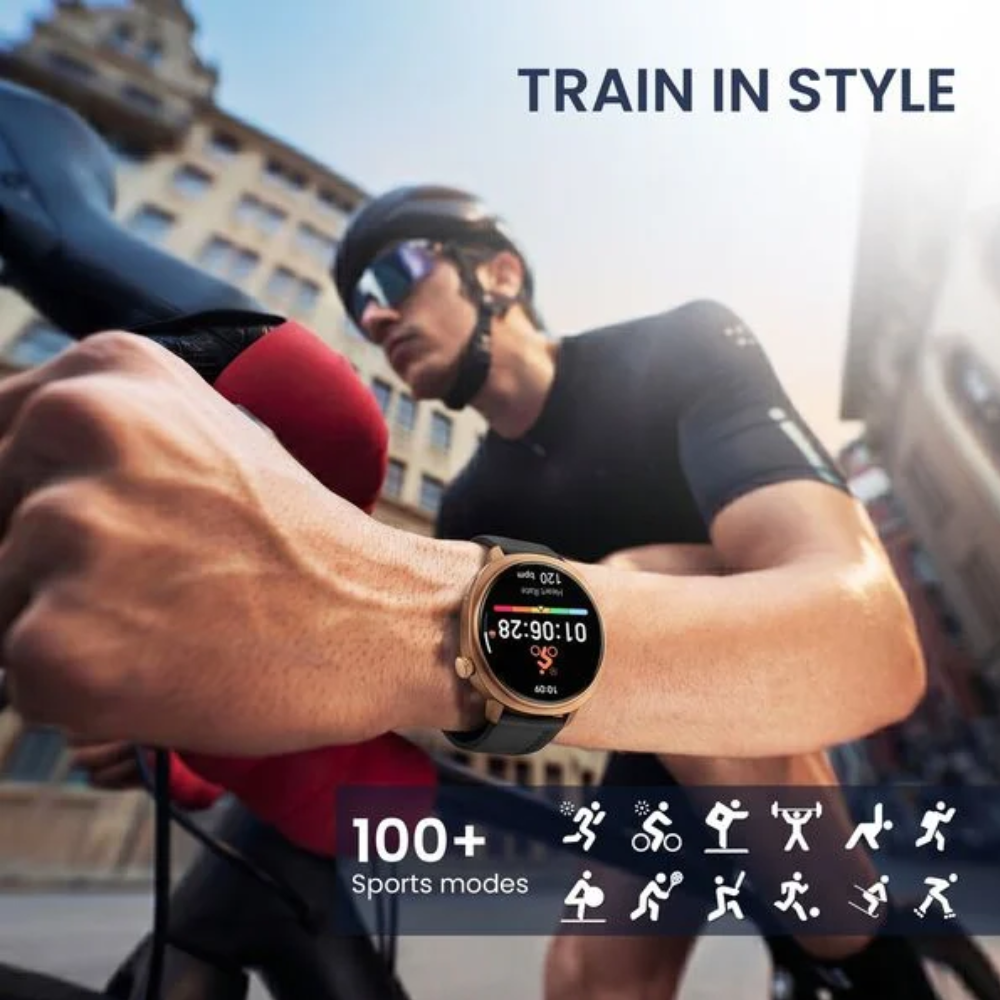 Fastrack Revoltt R3 Pro Black Unisex Smartwatch 38209QP01