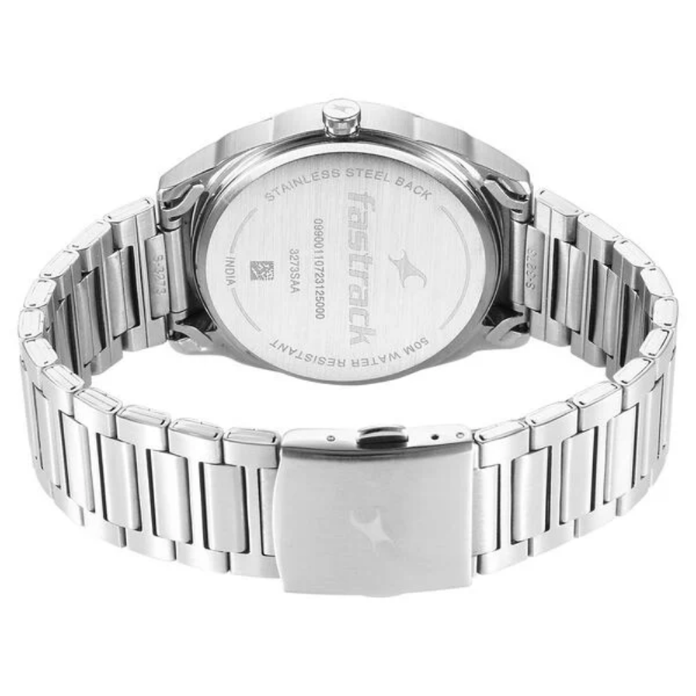 Fastrack Quartz Analog White Dial Watch for Guys - 3273SM01