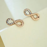 GUESS Endless Dream Gold-Plated Women's Steel Stud Earrings UBE03262RG