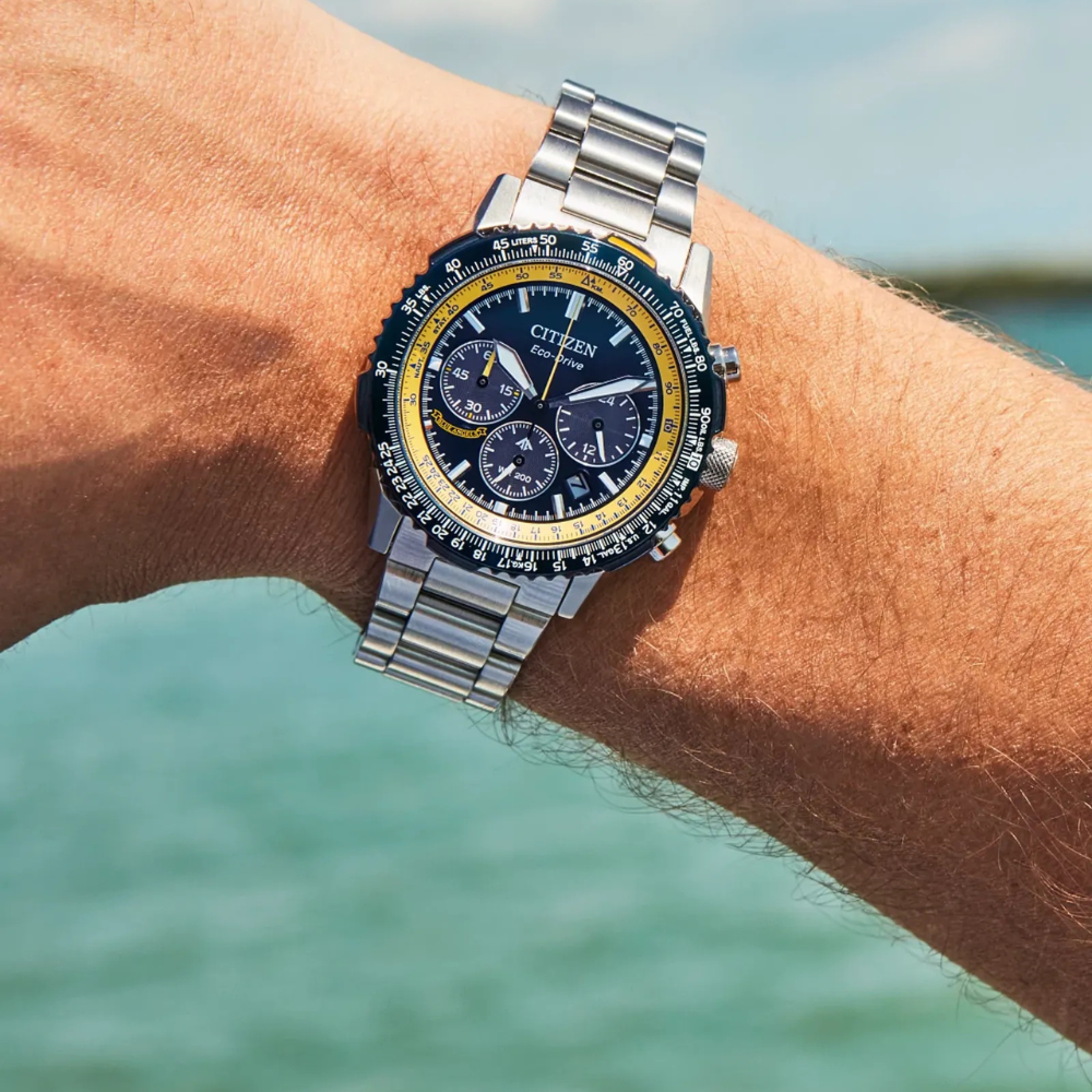 CITIZEN Promaster Blue Dial Men's Chronograph Watch CA4667-53L