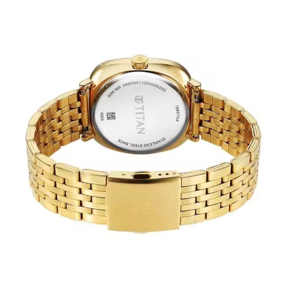Titan Neo Curve Green Dial Men's Watch 1885YM02