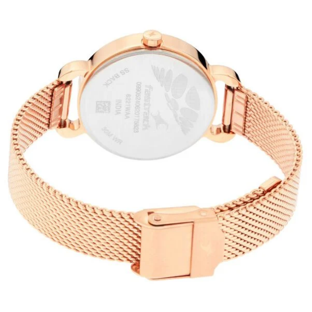 Fastrack Animal Print Bicolour Dial Girls Watch 6221WM01