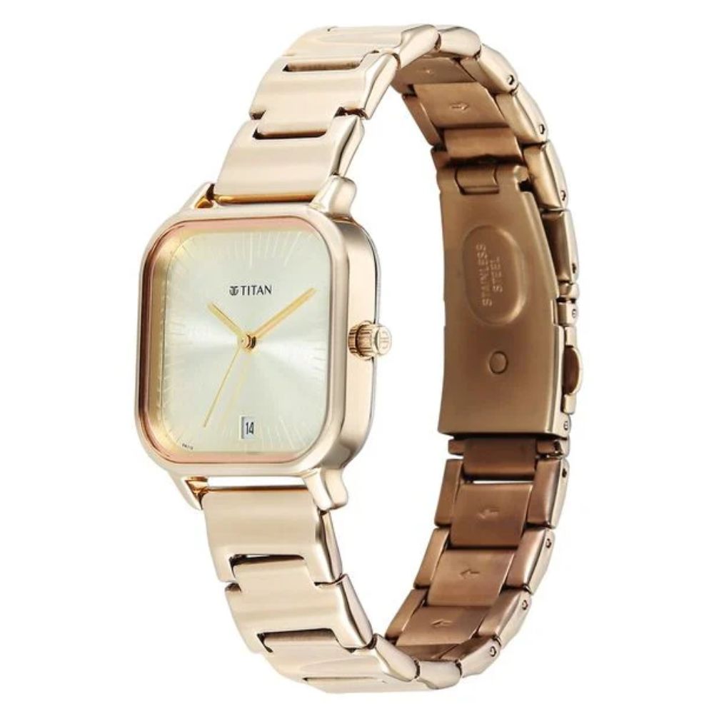 Titan Neo Champagne Women's Watch 2786WM01
