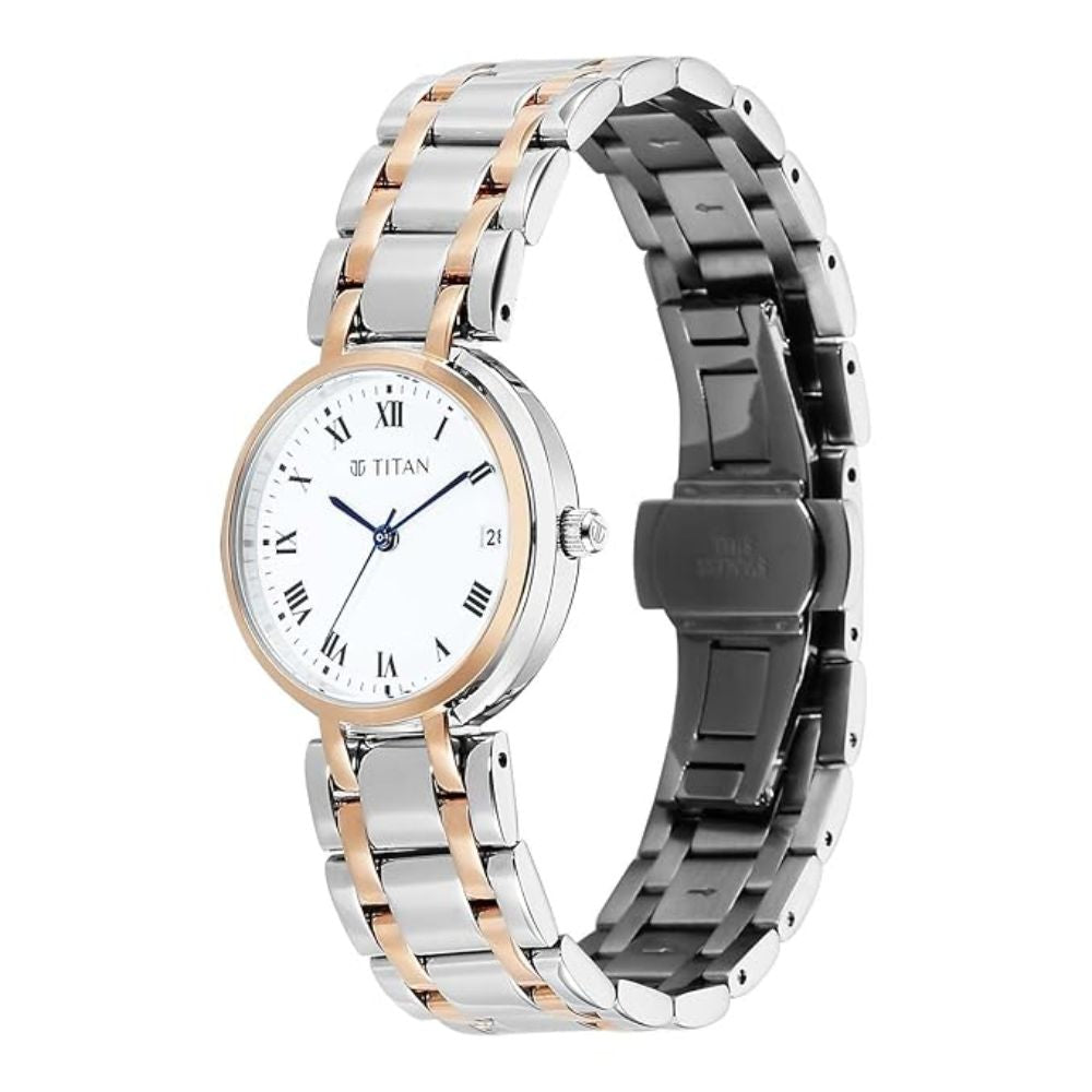 Titan Christina Workwear Two Toned Women's Watch 95370KM01