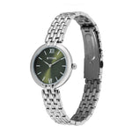 Titan Workday Wonders 2 Green Dial Silver Metal Strap Women's Watch 95368SM01