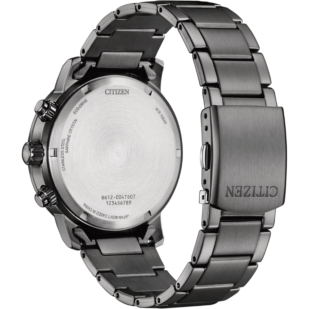 CITIZEN Eco-Drive Grey Dial Men's Chronograph Watch CA0847-88H