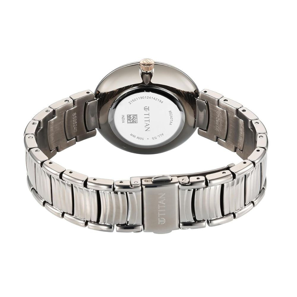 Titan Aura Phase Grey Women's Watch NT95240KM01