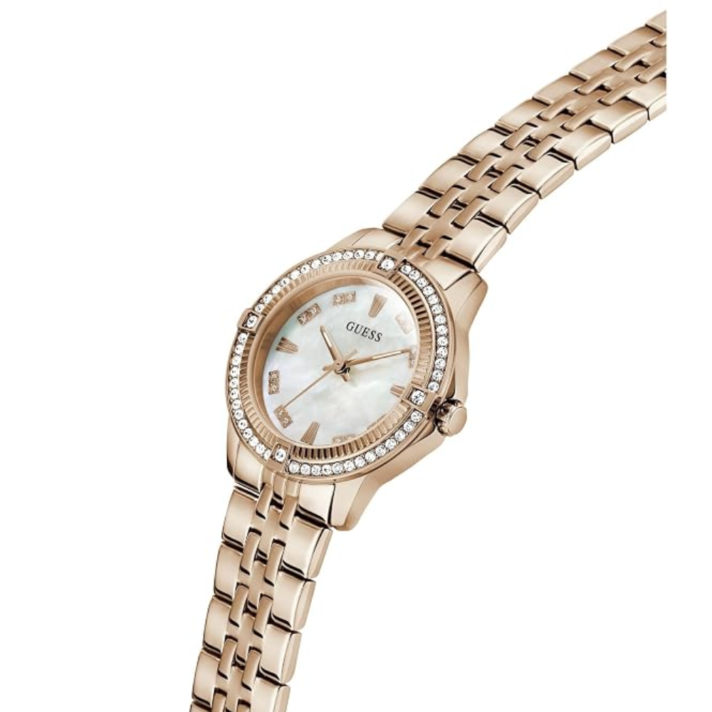 GUESS Round White Women's Watch GW1027L4
