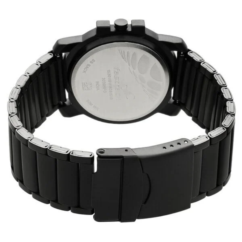 Fastrack Hitlist Silver Dial Stainless Steel Strap Watch for Guys NS3039NM01