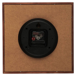 Titan Black & Timber Wooden Brown Dial Wall Clock W0090WA01