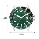 Emporio Armani World Explorer Men's Green Dial Analog Watch AR11338