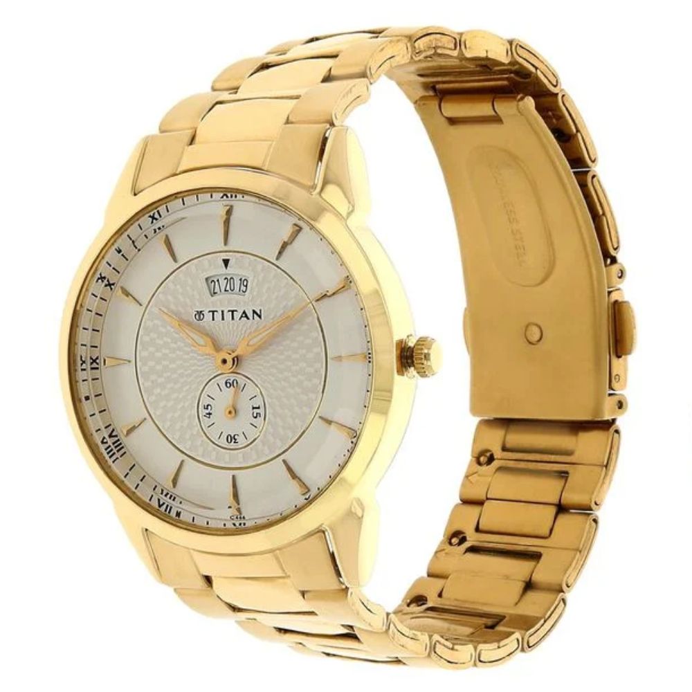 Titan Regalia Silver Men's Watch 1521YM01