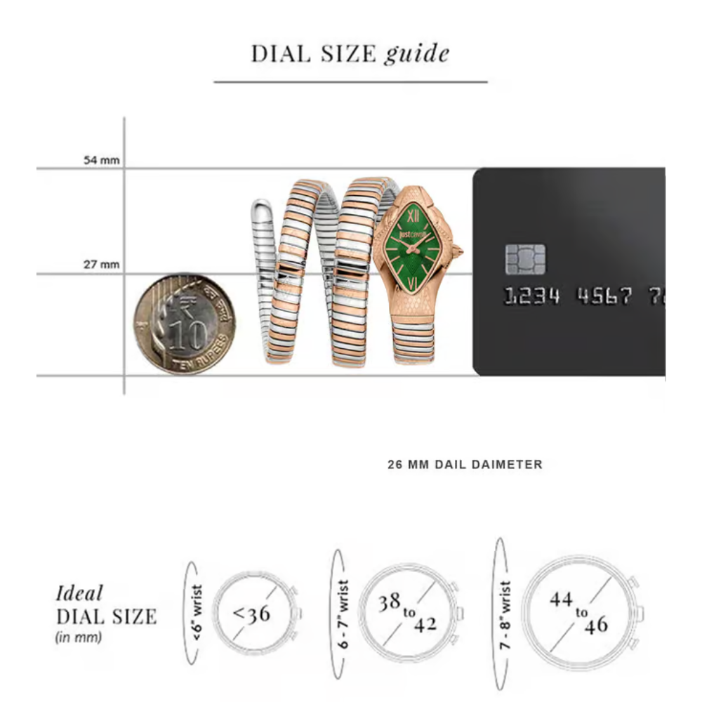 Just Cavalli Cristallo Green Dial Women's Watch JC1L307M0095