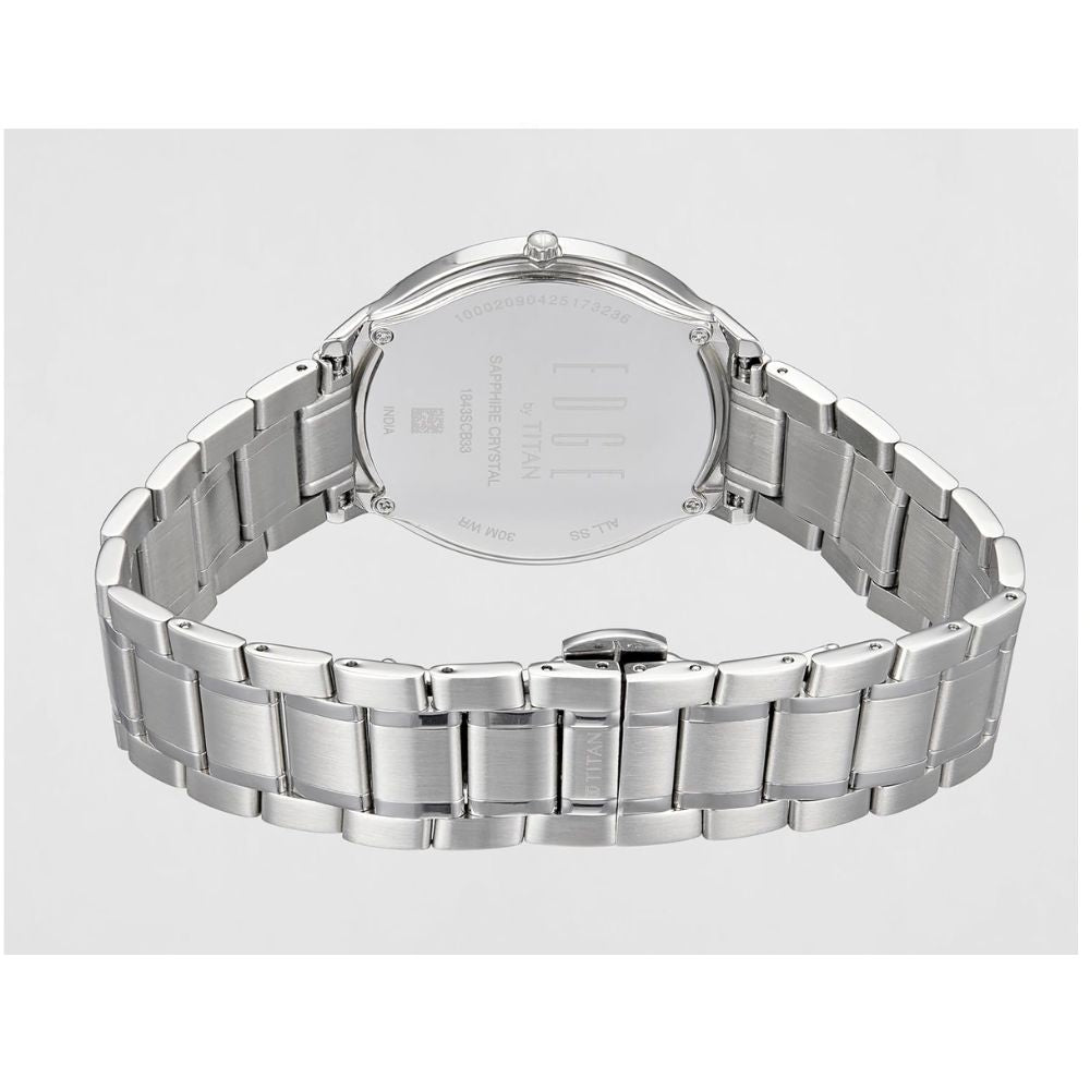 Titan Edge White Dial Men's Watch 1843SM02