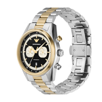 Emporio Armani Black Dial Men's Chronograph Stainless Steel Watch AR11678