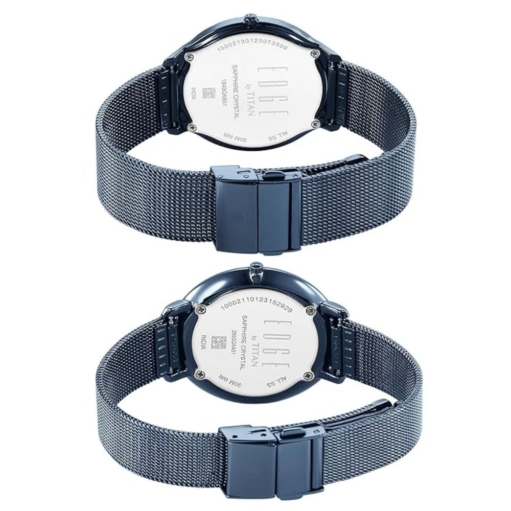 Titan Edge Bandhan Pair Analog Wrist Watch 18432655QM01