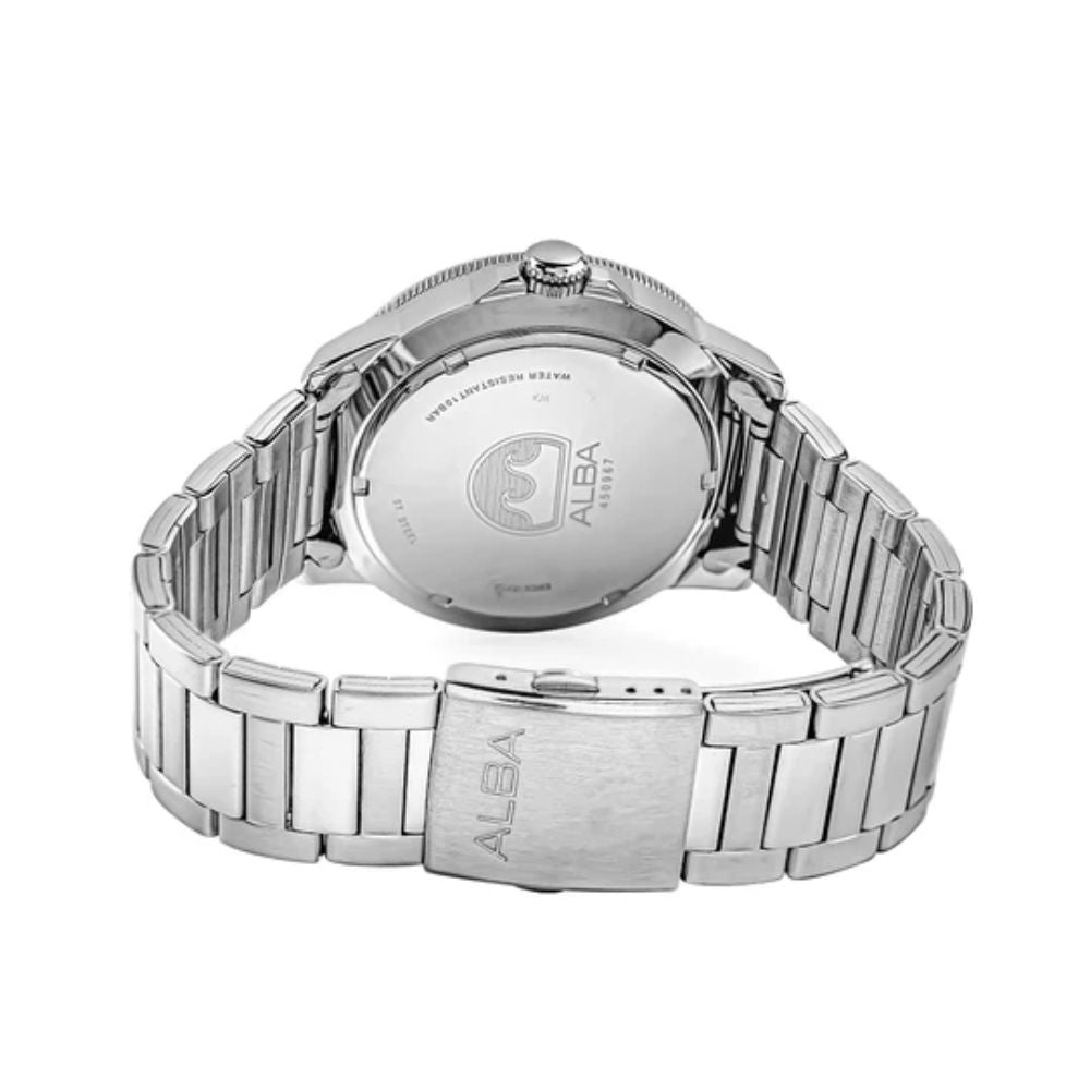 ALBA Active Black Dial Men's Watch AS9T99X1