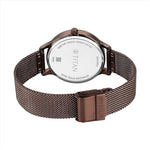 Titan Superheads Brown Women's Watch 2634QM03