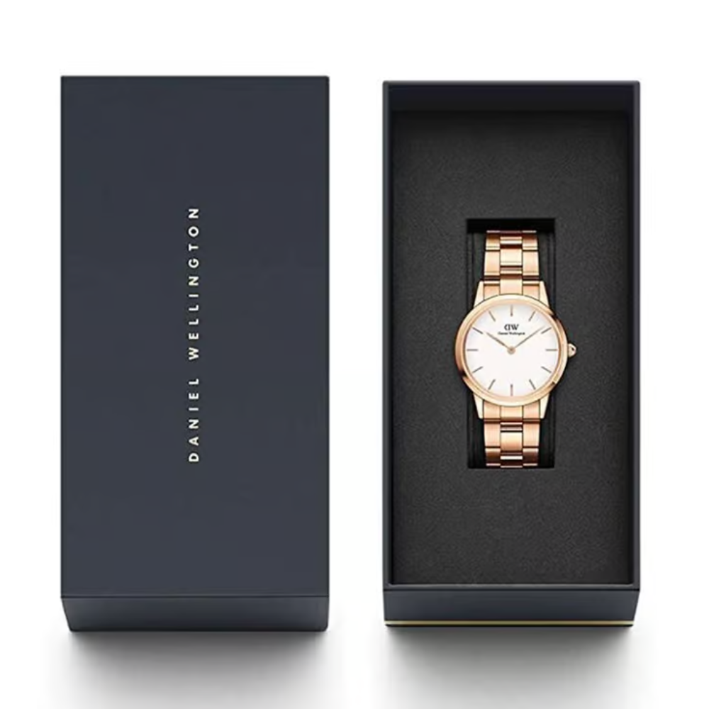 Daniel Wellington Iconic White Women’s Round Dial Analog Watch DW00100211K