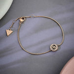 GUESS Steel Gold-Plated Bracelet Jewellery Women's UBB04163RGS