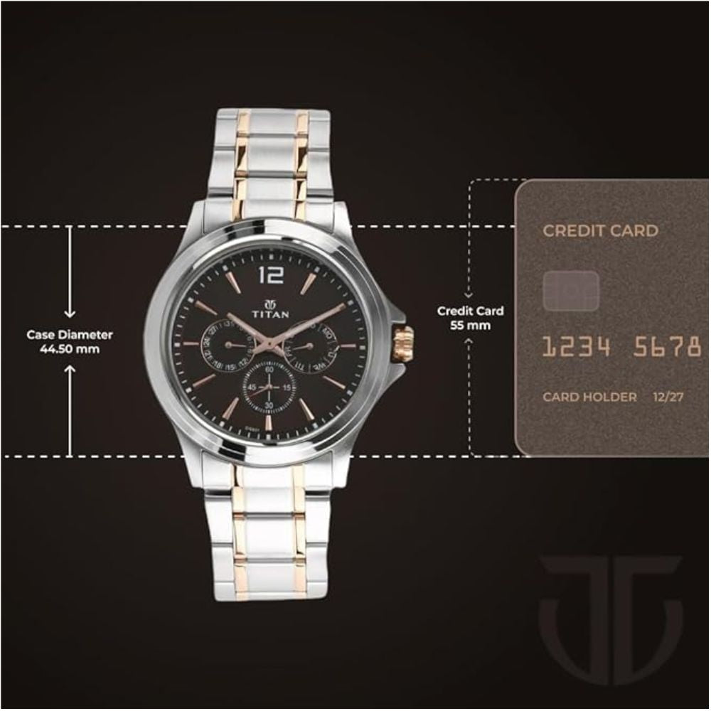 Titan Neo Black Men's Watch 1698KM01