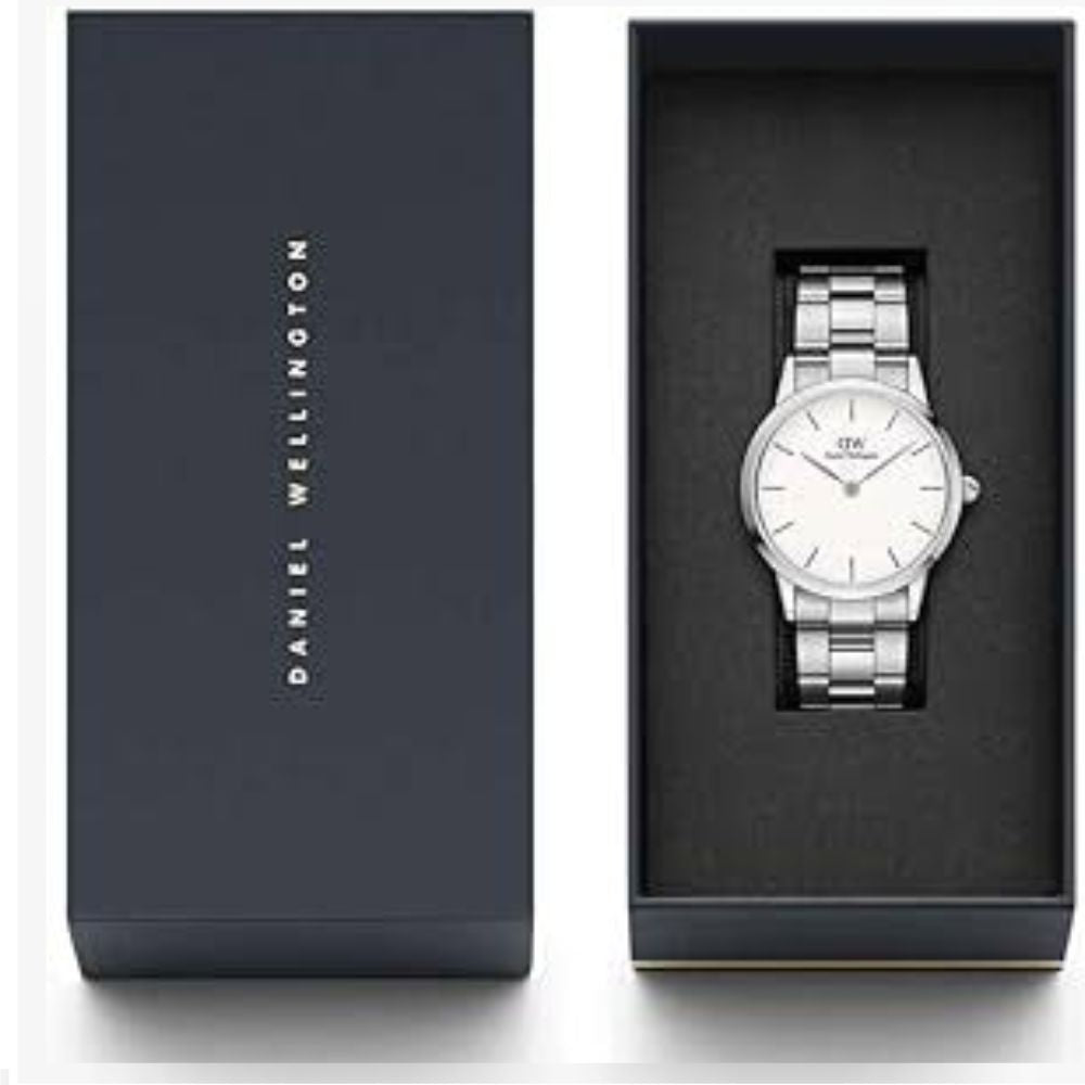 Daniel Wellington Iconic Link 28mm Silver Women's Watch DW00100207