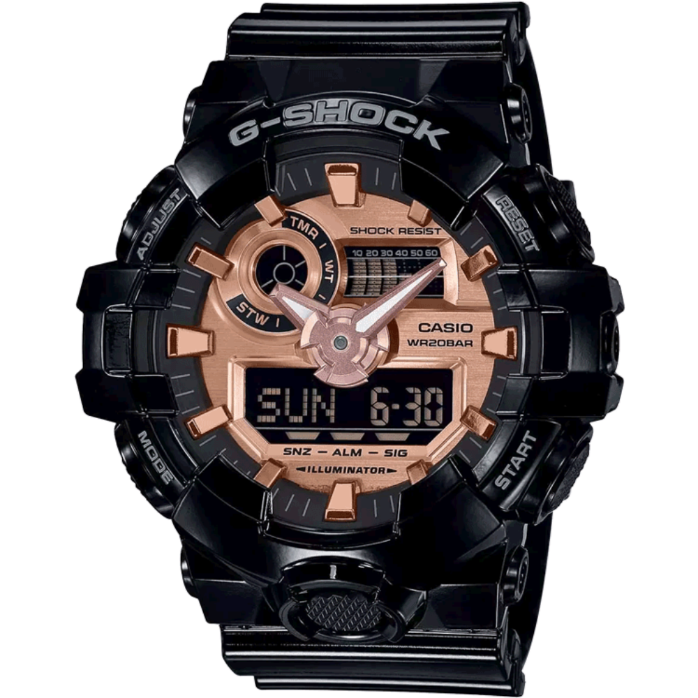 Casio Black Resin Band Men's Watch for GA-700MMC-1A and GA-710GBX-1A4 | 10570862