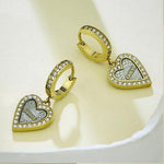 GUESS Love Me Tender Gold-Plated Women's Earrings UBE03239YGRH