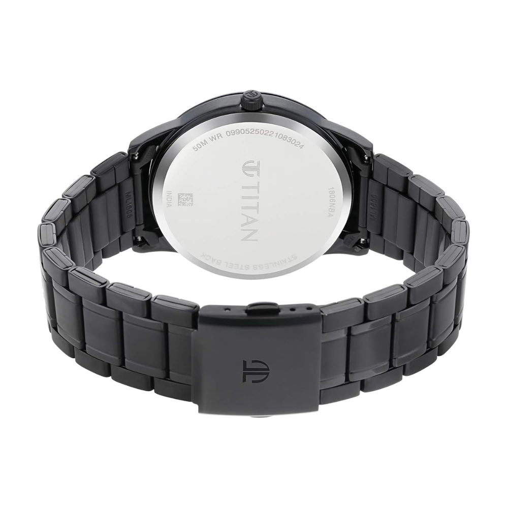 Titan Minimalist Black Men's Watch 1806NM01
