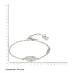 Guess Amami Silver-Plated Women's Bracelet UBB04031RHS