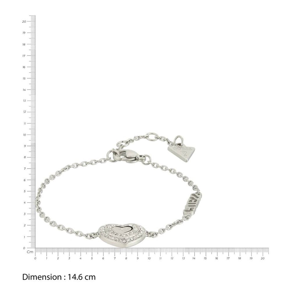 Guess Amami Silver-Plated Women's Bracelet UBB04031RHS
