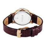 Titan Sports Fashion Maroon Women's Watch 2766KL01