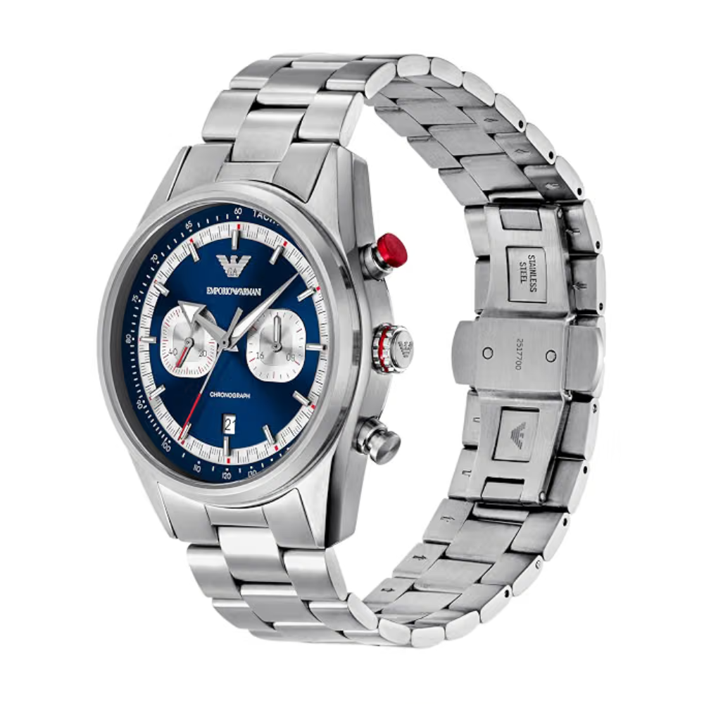 Emporio Armani Blue Dial Chronograph Men's Watch AR11676