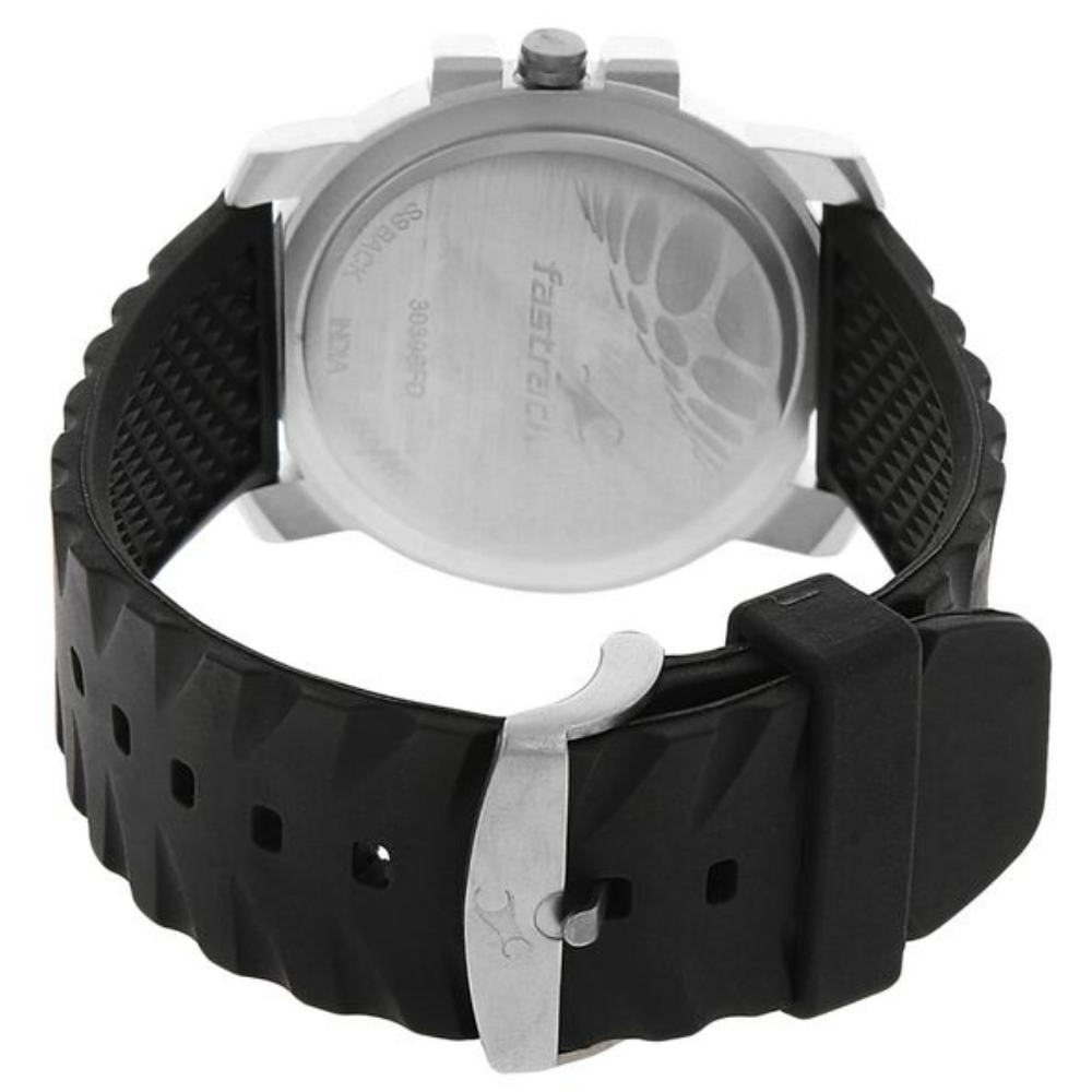Fastrack Quartz Brown Dial Plastic Strap Watch for Guys 3039SP02