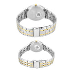 Timex Round 42mm White Dial Pair Watch TW00PR363