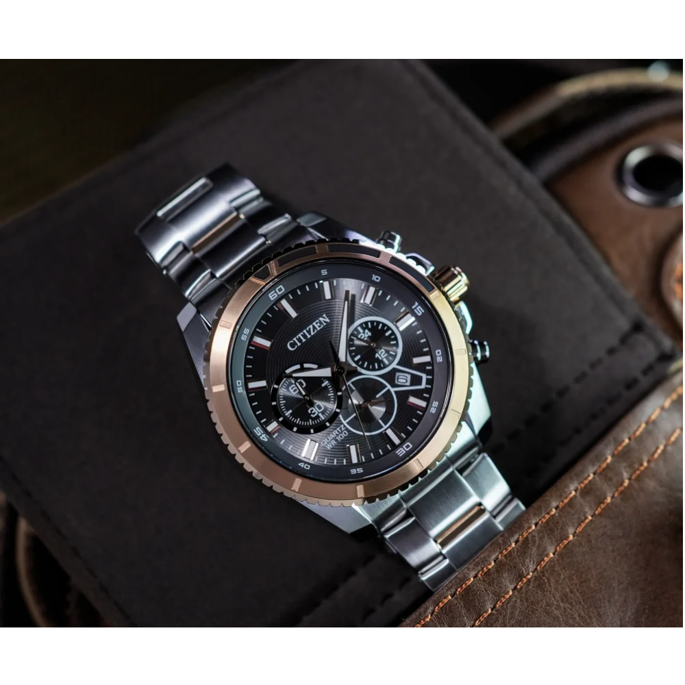 Citizen Stainless Steel Gray Dial Men's Watch AN8204-59H