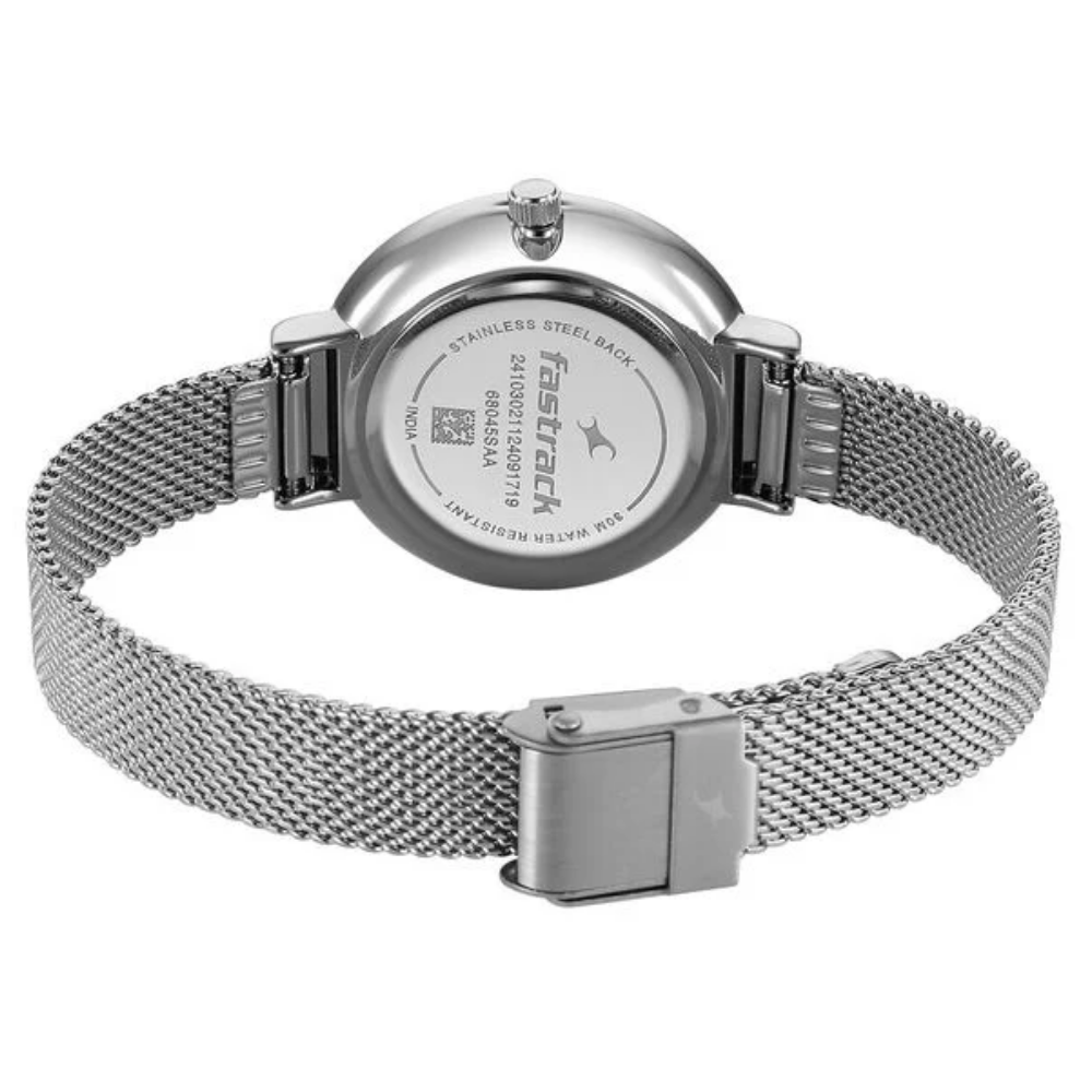 Fastrack Stunners X Quartz Analog Green Dial Watch For Girls 68045SM02
