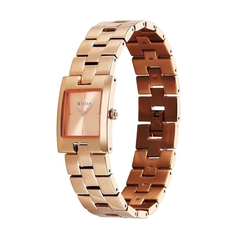 Titan Eminence Rose Gold Women's Watch 95381WM01