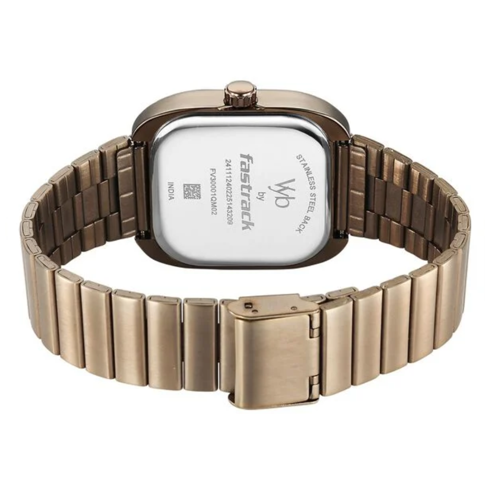 Fastrack Vyb Maverick Brown Dial Men's Watch FV30001QM02W