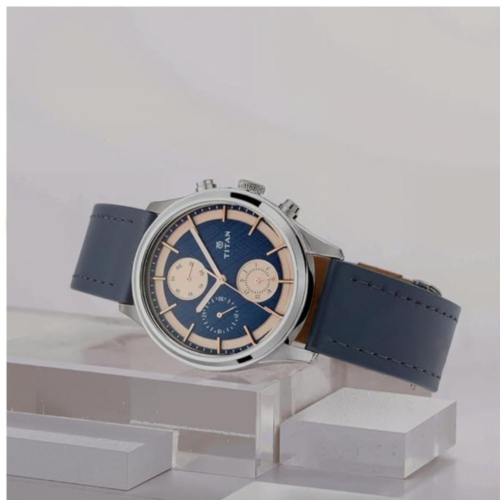 Titan Neo Iv Blue Men's Watch NT1805SL02