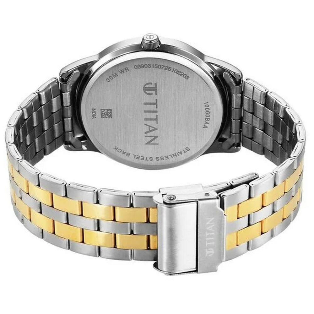 Titan Karishma Festive 3.0 Silver Men's Watch 10060BM01